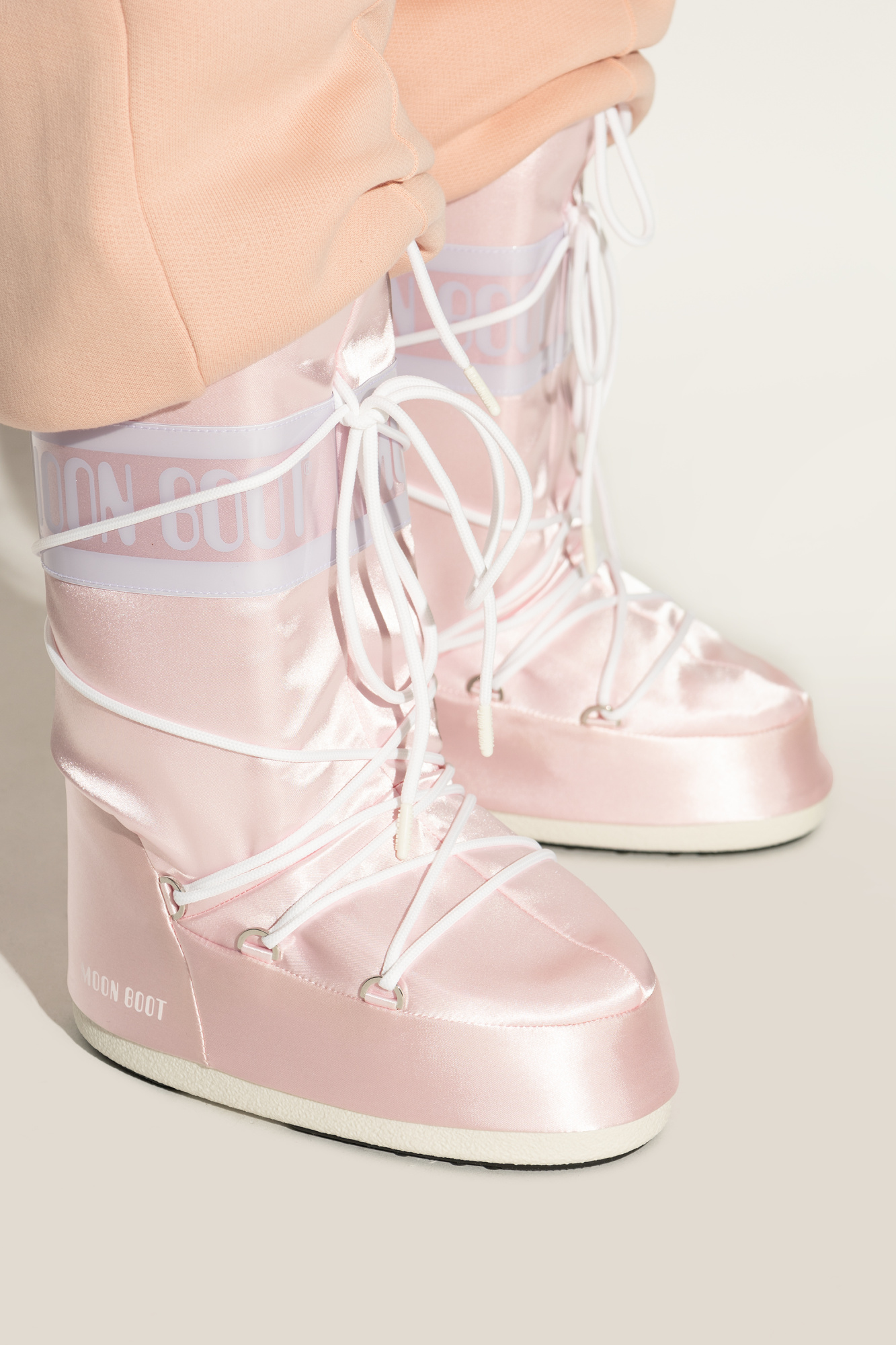 MOON BOOT ピンク スノーブーツ Pink Snow boots 'Icon Pearly' Moon Boot - Vitkac France
